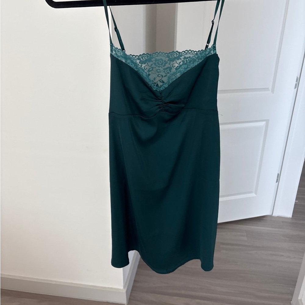 Urban Outfitters Teal Backless Dress